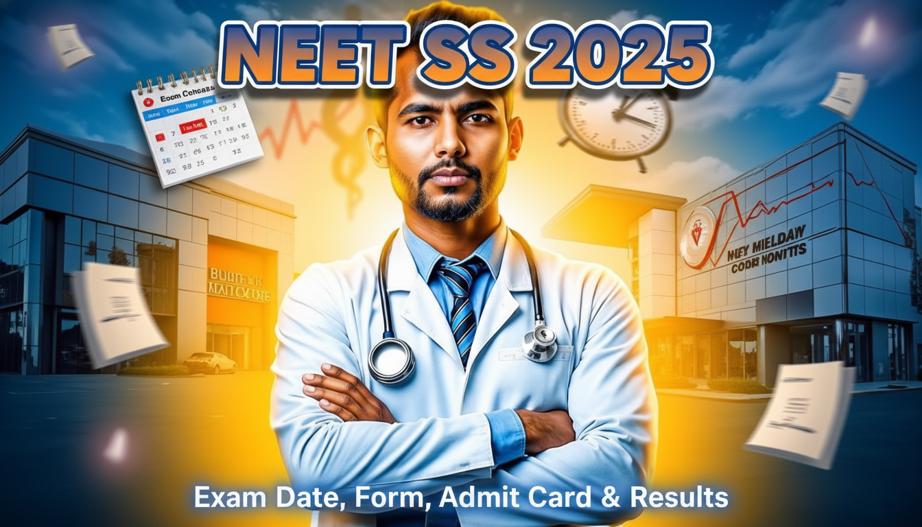 NEET SS 2025: Exam Date, Schedule, Application Form Date, Admit Card, Result, Syllabus, Pattern, Cut off Check at @nbe.edu.in